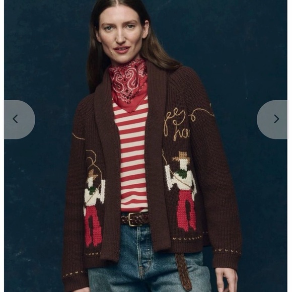 THE GREAT Lasso Lodge Cardigan - Picture 2 of 7